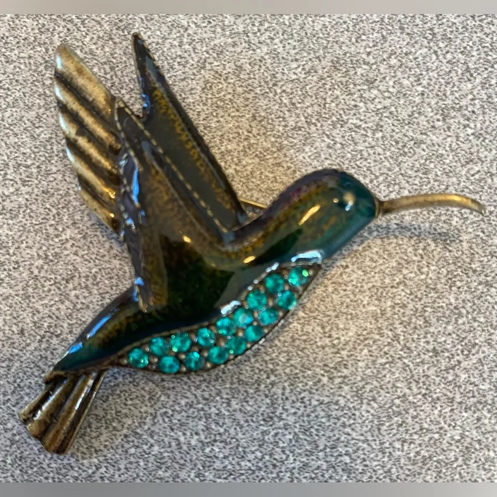 Hummingbird Pin /Brooch - Picture 1 of 5